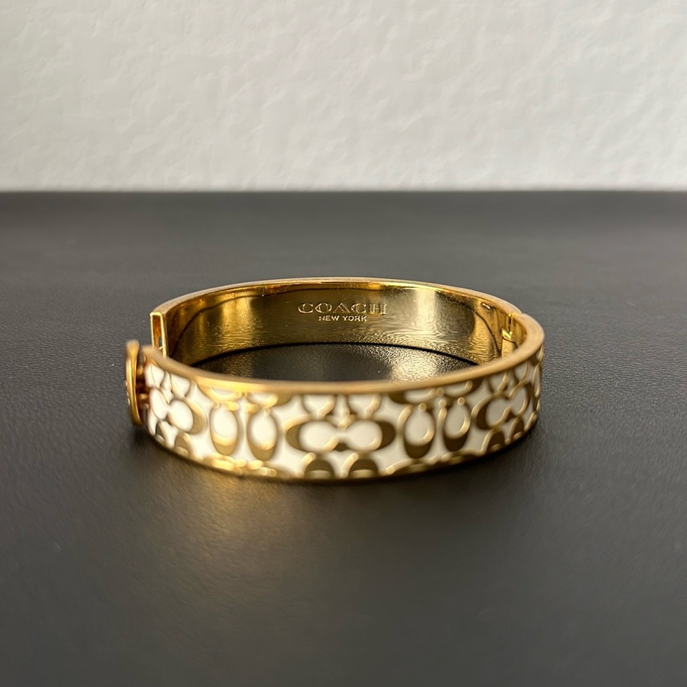 Coach gold bangles - Picture 6 of 9